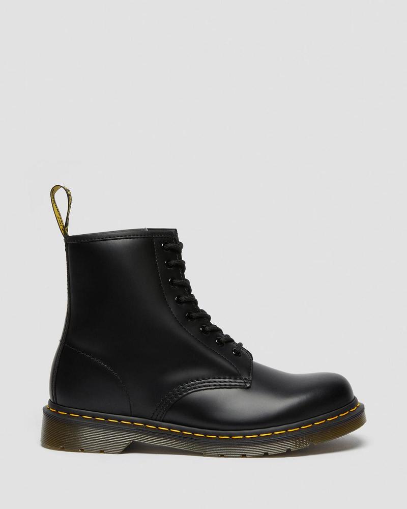 Dr Martens 1460 Smooth Leren Veterlaarzen Heren Zwart | NL 274NWY